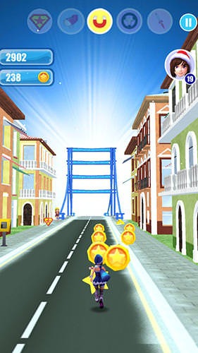 Santa Girl Run: Xmas And Adventures Android Game Image 1