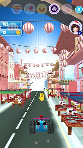 Santa Girl Run: Xmas And Adventures Android Game Image 2