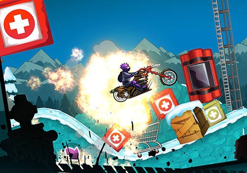 Zombie Shooter Motorcycle Race Android Game Image 2