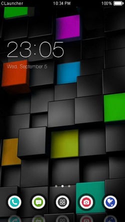 Blocks CLauncher Android Theme Image 1