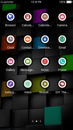 Blocks CLauncher Android Theme Image 2