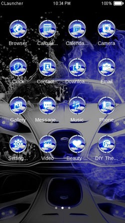 Bugatti CLauncher Android Theme Image 2