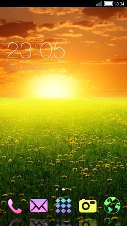 Sunrise CLauncher Android Theme Image 1