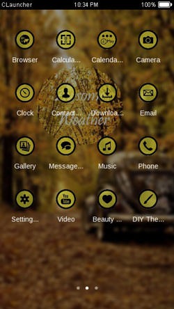 Autumn Leaves CLauncher Android Theme Image 2