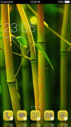Bamboo CLauncher Android Theme Image 1