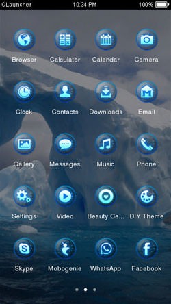 Iceberg CLauncher Android Theme Image 2