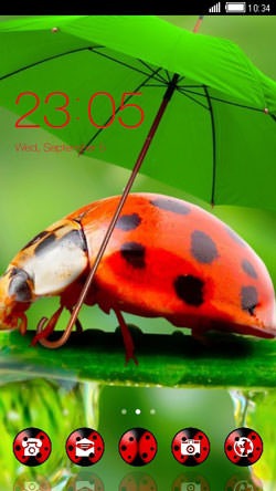Ladybug CLauncher Android Theme Image 1