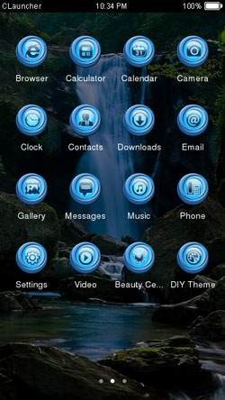 Waterfall CLauncher Android Theme Image 2