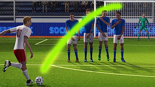 Soccer World League Freekick Android Game Image 1