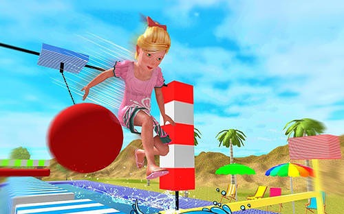 Stuntman Runner Water Park 3D Android Game Image 1