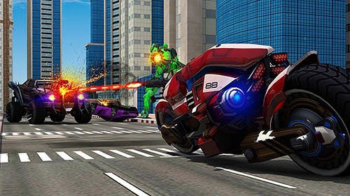 Moto Robot Transformation Android Game Image 2