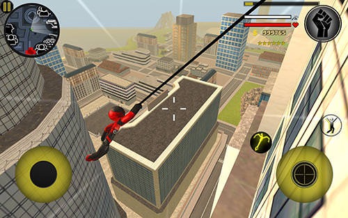 Stickman Rope Hero Android Game Image 2