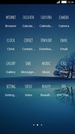 Calm CLauncher Android Theme Image 2
