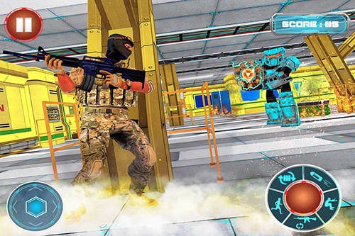 Robots War Space Clash Mission Android Game Image 1