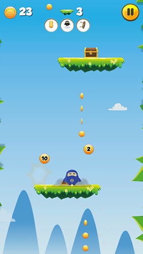 Fat Jumping Ninja Android Game Image 2