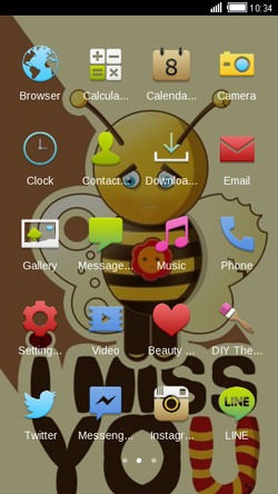 Miss You CLauncher Android Theme Image 2