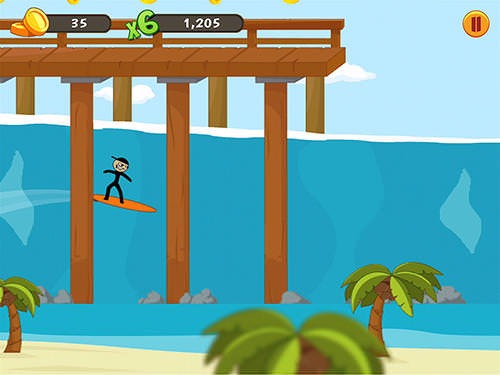 Stickman Surfer Android Game Image 2