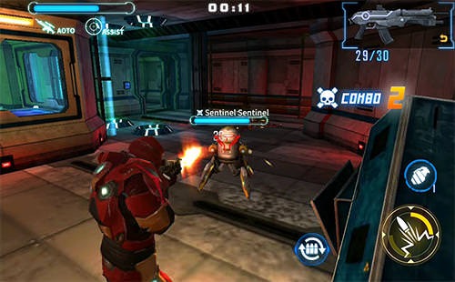 3D Overwatch Hero 2: Space Armor 2 Android Game Image 2
