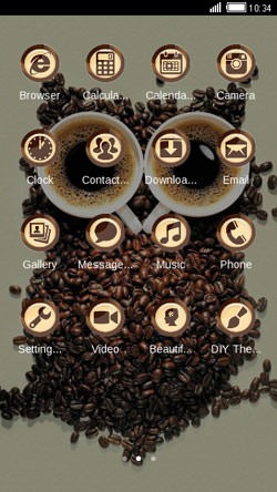 Coffee Beans CLauncher Android Theme Image 2