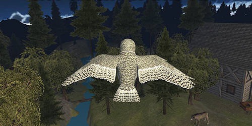 Flying Owl Simulator 3D Android Game Image 2