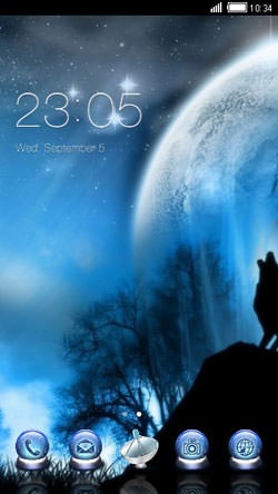 Wolf CLauncher Android Theme Image 1