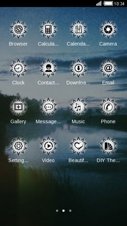 Beautiful Lake CLauncher Android Theme Image 2