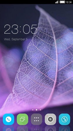 Leaf CLauncher Android Theme Image 1