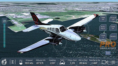 Pro Flight Simulator NY Android Game Image 1