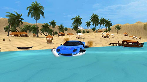 Water Surfer Car Driving Android Game Image 1
