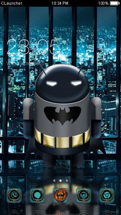 Bat Droid CLauncher Android Theme Image 1