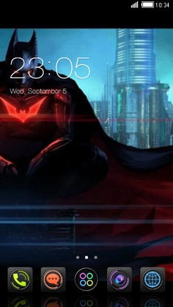 Dark Knight CLauncher Android Theme Image 1