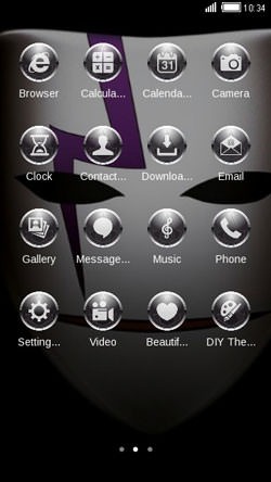 Darker CLauncher Android Theme Image 2