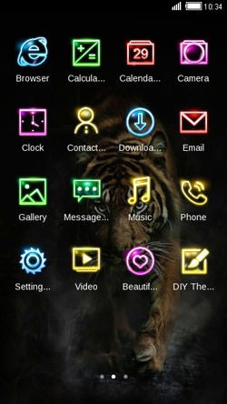 Tiger CLauncher Android Theme Image 2