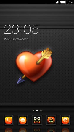 Heart CLauncher Android Theme Image 1