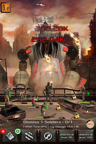 Iron Giants: Tap Robot Games Android Game Image 2
