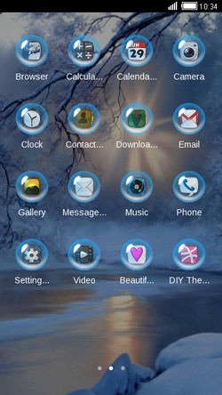 Ice Age CLauncher Android Theme Image 2