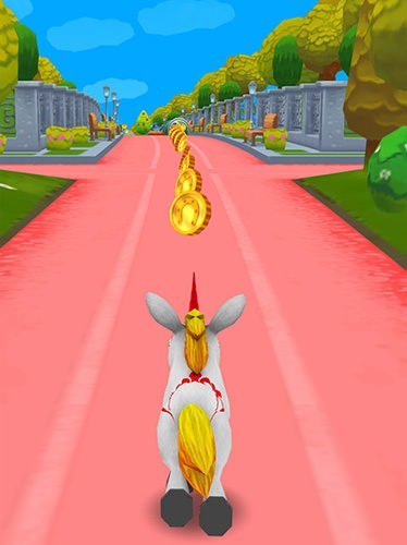Unicorn Runner 3D: Horse Run Android Game Image 1