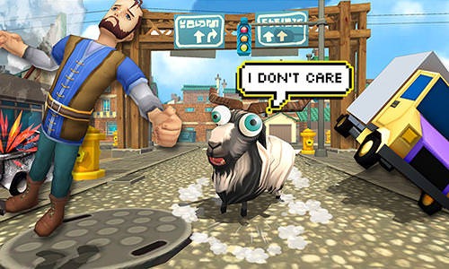 Goat Simulator: Psycho Mania Android Game Image 1