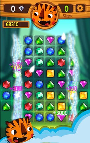 Tiger: The Gems Hunter Match 3 Android Game Image 2