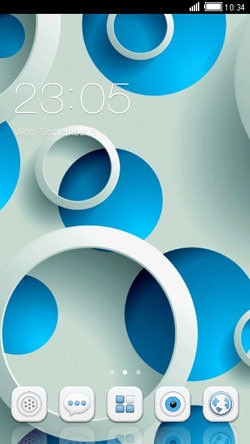 Circles CLauncher Android Theme Image 1