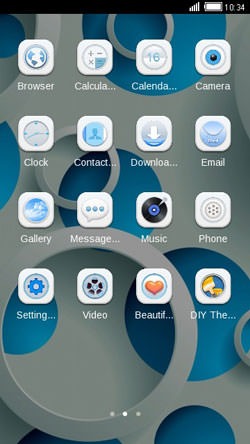 Circles CLauncher Android Theme Image 2