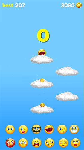 Emoji Sliding: Jumping Down Android Game Image 1