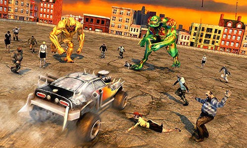 Zombie Car Smash Derby Android Game Image 2