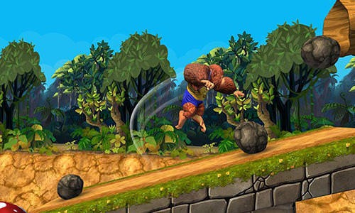 Monkey Stunt Run Android Game Image 2