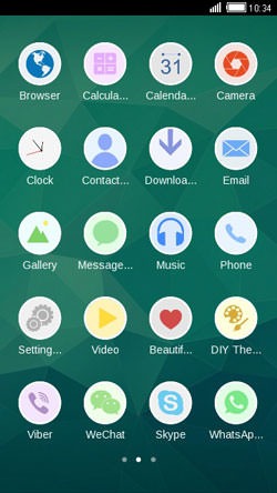 Crystal CLauncher Android Theme Image 2