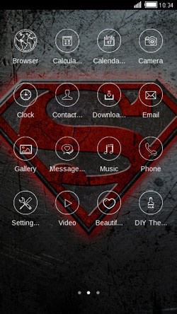 Superman CLauncher Android Theme Image 2