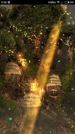 Magic Tree 3D Android Wallpaper Image 1
