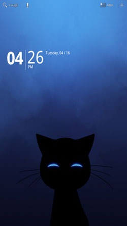 Sneaky Cat Android Wallpaper Image 1