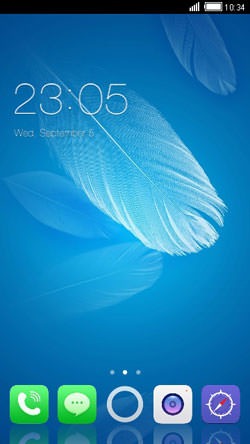 Feather CLauncher Android Theme Image 1