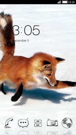 Fox CLauncher Android Theme Image 1